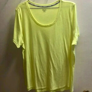Zelos yellow shirt, size 2X NWOT